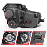 AnzoUSA Headlight Assembly With Halo (MPN: 121417)