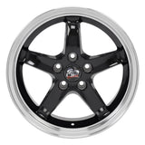 OE Wheels 17 Inch FR04B Aluminum Wheel (MPN: FR04B-D17090-5450-24BM)