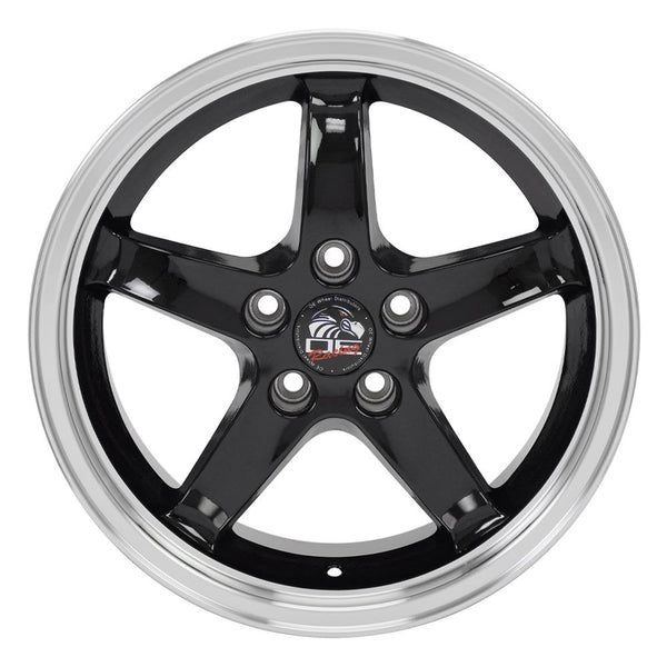 OE Wheels 17 Inch FR04B Aluminum Wheel (MPN: FR04B-D17090-5450-24BM)