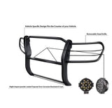 Black Horse Grille Guard Kit (MPN: 17SG598MA-PLB)