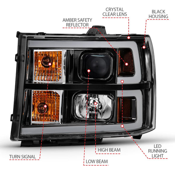AnzoUSA Headlight Assembly (MPN: 111482)