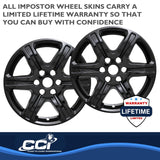 Coast To Coast Impostor Wheel Skin 17 Inch (MPN: IWCIMP395BLK)