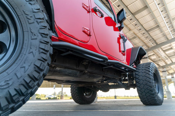 DV8 Offroad Round Tube Side Steps (MPN: SRJK-08)