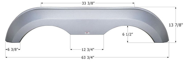 Icon Fender Skirt for Tandem Axle (MPN: 12909)