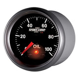 AutoMeter Gauge Oil Pressure Sport-Comp II (MPN: 3652)