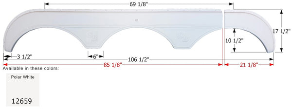 Icon Fender Skirt For Sunnybrook Models (MPN: 12659)