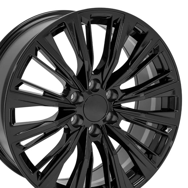 OE Wheels CA93 Gloss Black Wheel (MPN: CA93-22090-6550-28B)