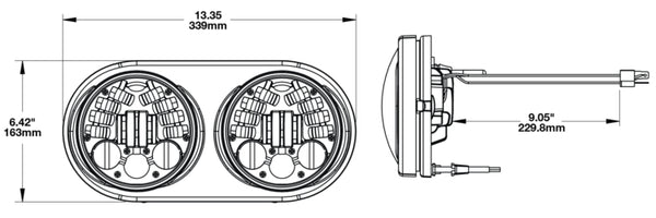 J.W. Speaker Adaptive 2 Headlight Assembly (MPN: 0555141)