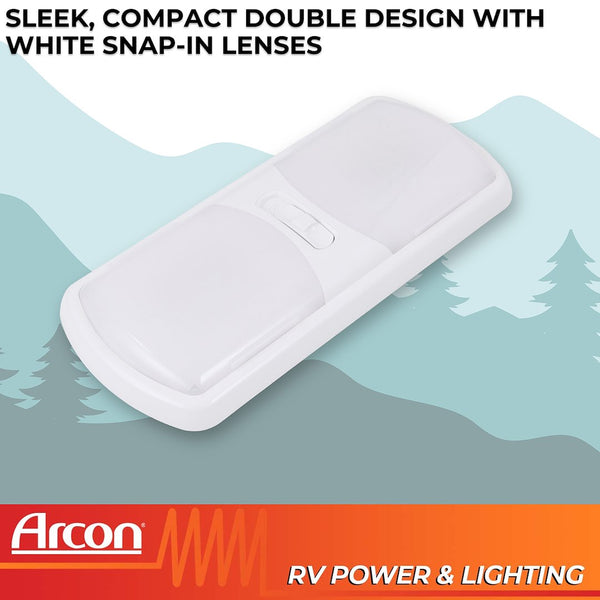LED Ceiling Double Light by Arcon (MPN: 20714N)