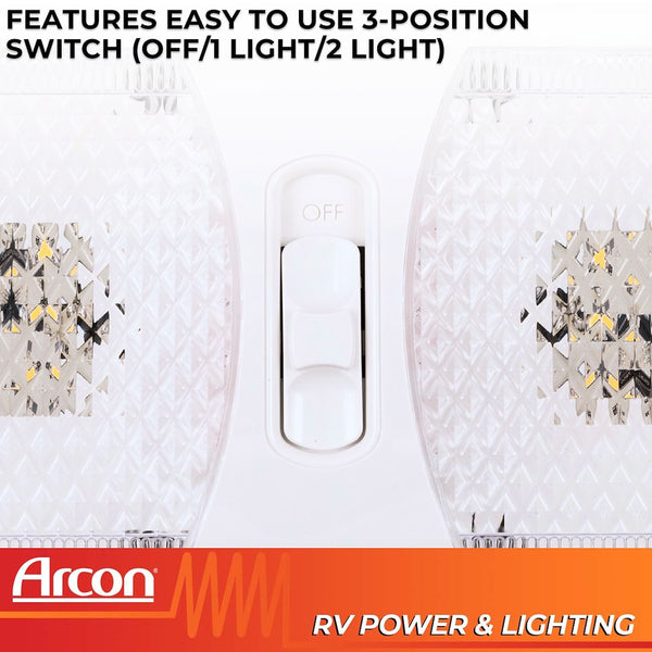 LED Ceiling Double Light by Arcon (MPN: 20712N)
