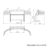 Black Horse Offroad Grille Guard (MPN: 17FP27MA)