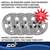 Coast To Coast 17 Inch Wheel Cover Set (MPN: IWC43517C)
