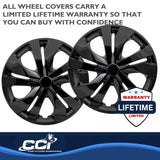 15 Inch Gloss Black Wheel Cover Set (MPN: IWC53515BLK)