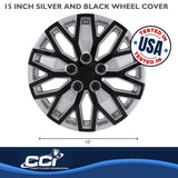 Coast To Coast 15 Inch Wheel Cover Set (MPN: 105115SB)