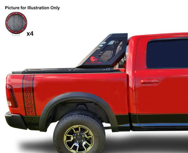 Black Horse Off Road Vigor Truck Bed Bar (MPN: VIRB02B-PLFR)