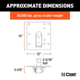 Gooseneck Trailer Hitch (MPN: 61052)