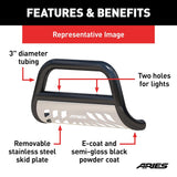 Aries Bull Bar With Skid Plate (MPN: B35-2006)