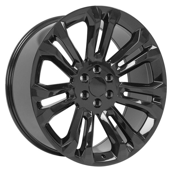 OE Wheels CV43B 24 Inch Aluminum Wheel (MPN: CV43B-24100-6550-24B)