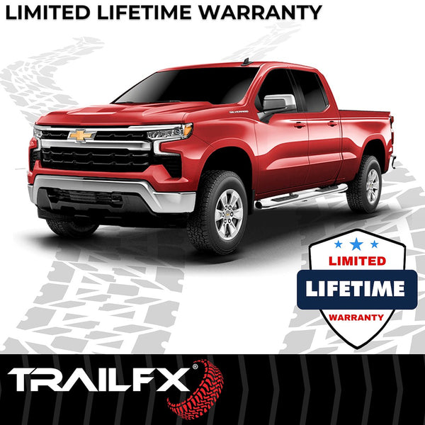TrailFX 5 Inch Oval Bent Side Bars (MPN: A7090S)