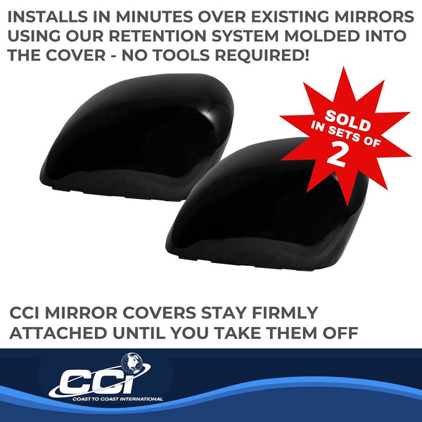 Coast To Coast Exterior Mirror Cover Set (MPN: CCIMC67542RBK)
