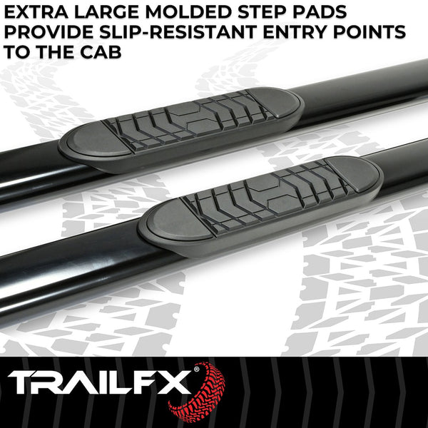 TrailFX 5 Inch Oval Straight Nerf Bar (MPN: A7029B)