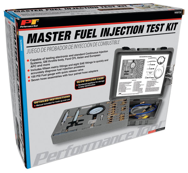 Performance Tool Fuel Injection System Tester (MPN: W89726)