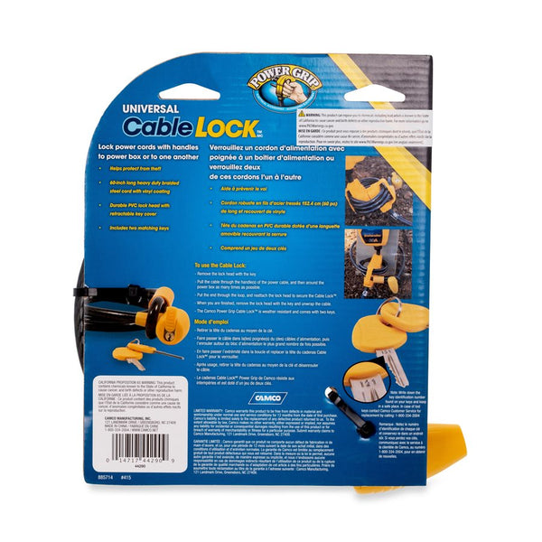 Camco Cable Lock for Power Cords (MPN: 44290)