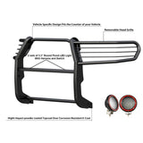 Black Horse Grille Guard Kit (MPN: 17DG109MA-PLFR)