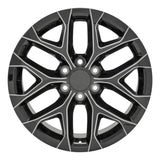 OE Wheels CV98B 20 Inch Aluminum Wheel (MPN: CV98B-20090-6550-24BM)