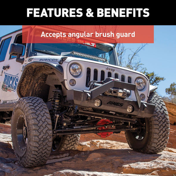 Aries TrailCrusher Jeep Bumper (MPN: 2156000)