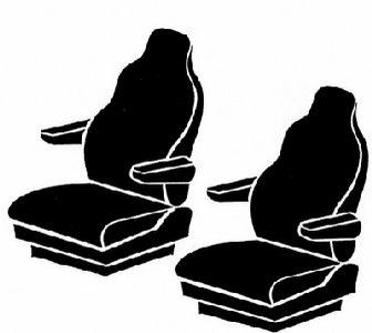 Fia Seat Covers (MPN: TR43-6 BROWN)