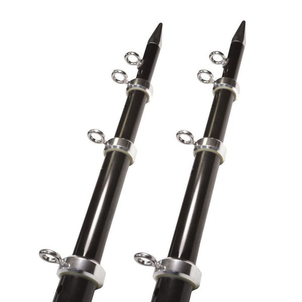 Taco Marine Aluminum Tele-Outrigger Pole (MPN: OT-0542BKA15-HD)
