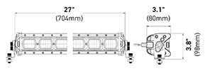 Hella Valuefit LBX Series LED Light Bar (MPN: 360003002)