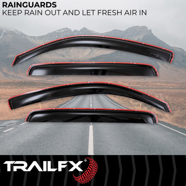 TrailFX TFX 4-PC Window Vents (MPN: 4056IC)