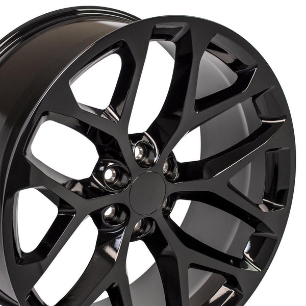 OE Wheels CV98B Gloss Black Wheel (MPN: CV98B-24100-6550-24B)