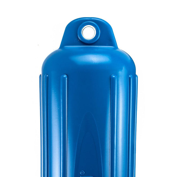 Boat fender softside ribbed cylinder 6 inch diameter x 24 inch length blue (MPN: 9356BD1)