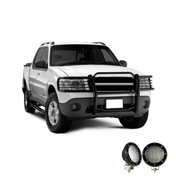 Black Horse Grille Guard Kit (MPN: 17FJ24MA-PLFB)