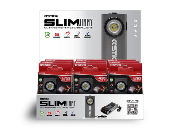 STKR Concepts SlimJIMMY Keychain Flashlight Display (MPN: 14265DD)