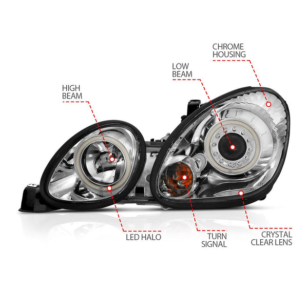 AnzoUSA Projector Headlight Assembly (MPN: 121143)