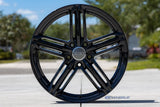 OE Wheels AU12 Gloss Black Wheel (MPN: AU12-18080-5112-45B)