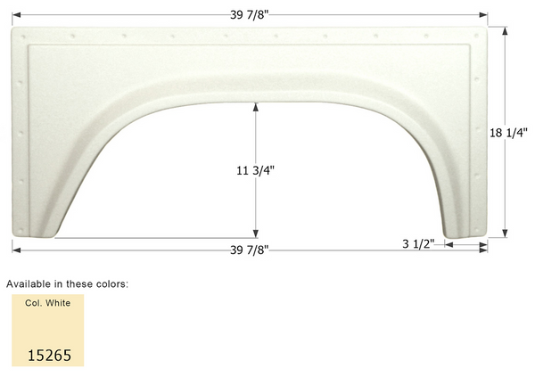 Icon Single Axle Fender Skirt (MPN: 15265)
