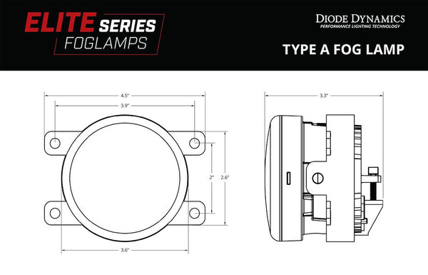 Diode Dynamics Elite Series Fog Lights (MPN: DD5129P)
