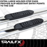 TrailFX 5 Inch Oval Straight Nerf Bar (MPN: A7036S)