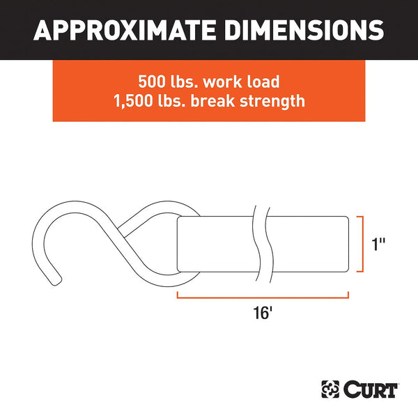 Curt Cargo Tie Down Strap (MPN: 83002)