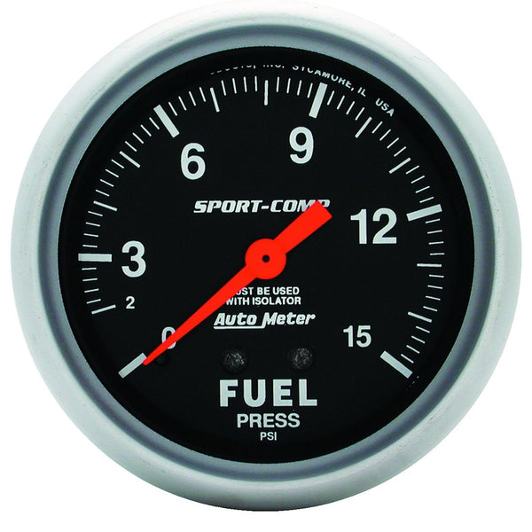 AutoMeter Fuel Pressure Gauge (MPN: 3413)