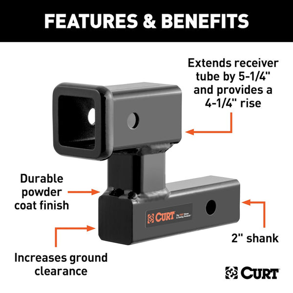 CURT Trailer Hitch Extension (MPN: 45794)