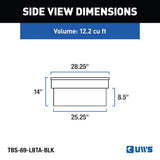 UWS Crossover Extra Wide Tool Box (MPN: TBS-69-LBTA-BLK)