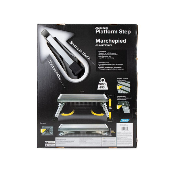 Aluminum Step Stool with Foldable Legs (MPN: 43677)