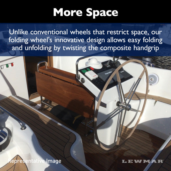 Lewmar Folding Steering Wheel (MPN: 89700407)