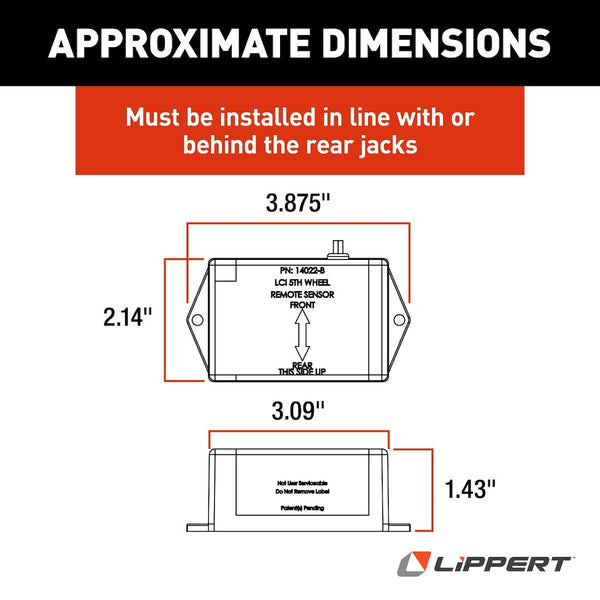 Lippert Leveling Jack Hall Effect Sensor (MPN: 232201)